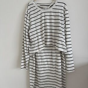 2 Piece Maternity Dress & Nursing Top